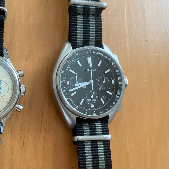 Bulova Lunar Pilot Chronograph Watch - Picture 2 of 2